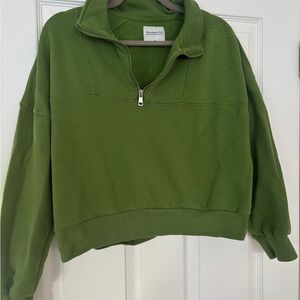Abercrombie & Fitch Olive Green Fleece